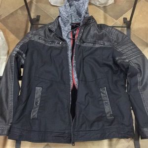 Buckle Black Motorcycle Jacket